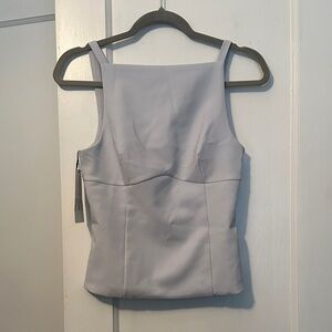 Zara Light Gray Square Neck Camisole